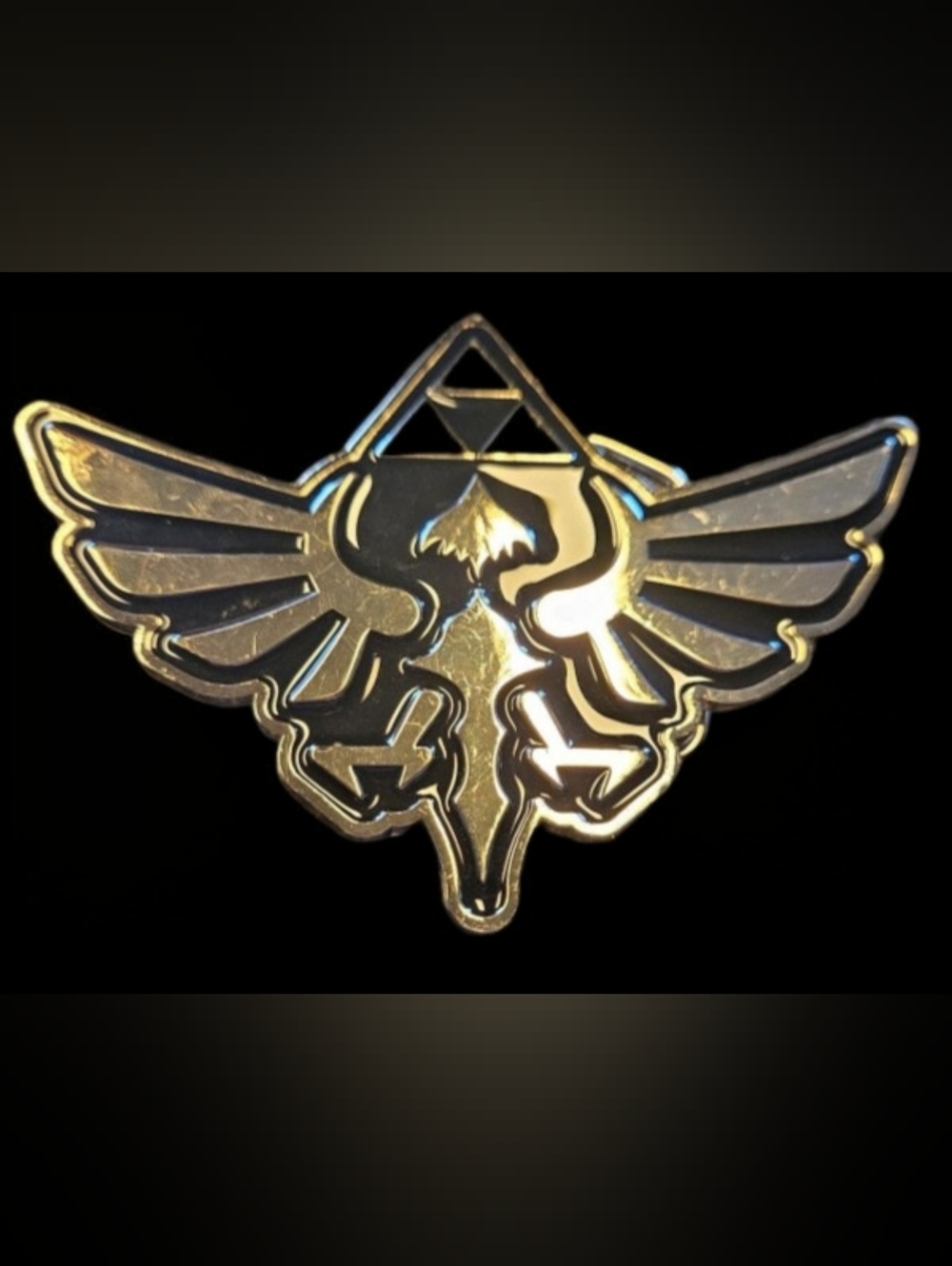 Legend Of Zelda Skyward Sword Hylian Crest Belt Buckle Nintendo Triforce Wing